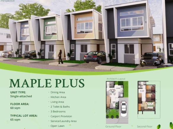 MAPLE PLUS – Emerald Estates 3-bedroom House