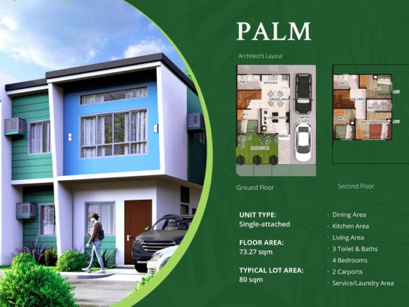 PALM – Emerald Estates 4-bedroom House